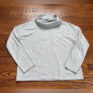 J.Crew Light Blue Cowl Neck Long Sleeve Top Size Small